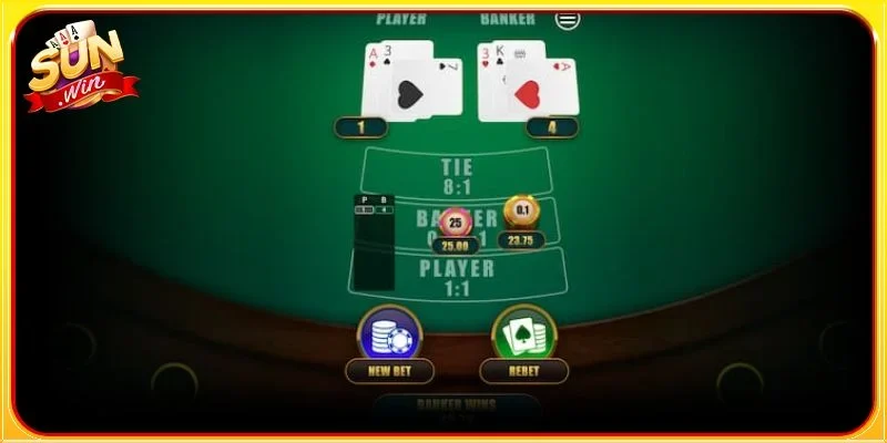 Một số cửa cược phổ biến có trong game bài Baccarat 